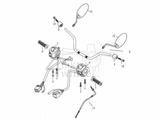 F13 - Stuur - Schakelaars