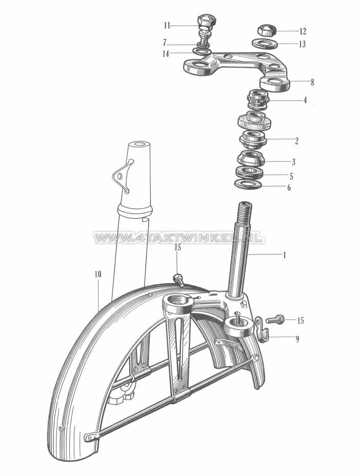 F3 - Steering Stem - Front Fender