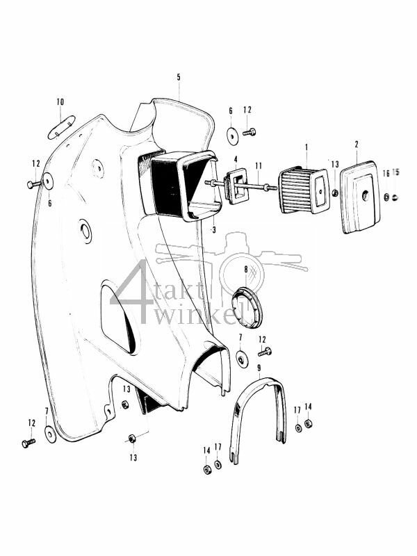 F8 - Beenkap - Luchtfilter