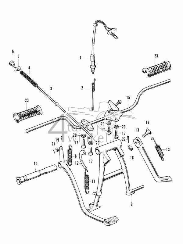 F15 - Middenbok - Voetsteun