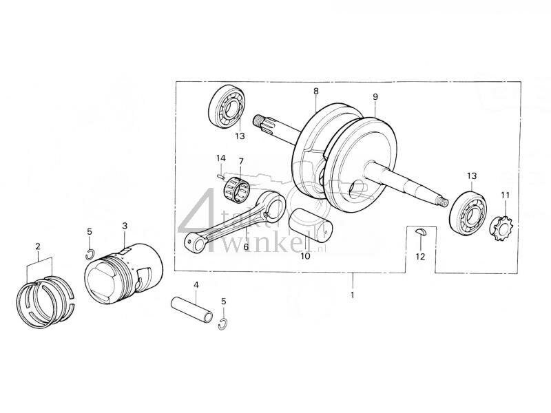 E9 - Crankshafft - Piston