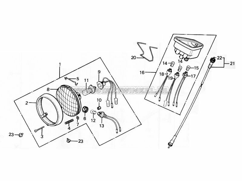 F1 - Headlight - Meter