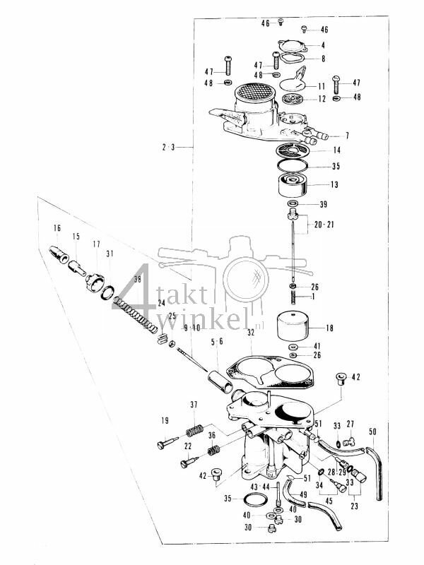E13 - Carburateur (Keihin Seiki)
