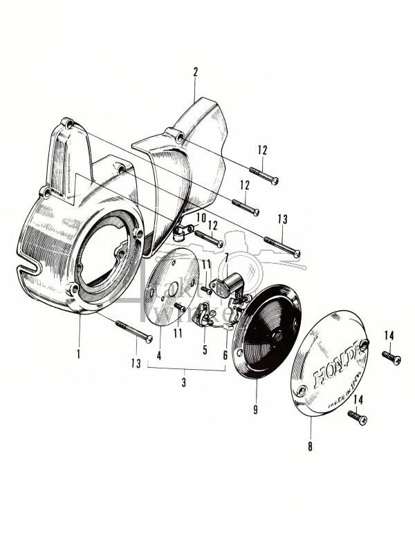 E12-1 - Ontsteking - Ontstekingsdeksel