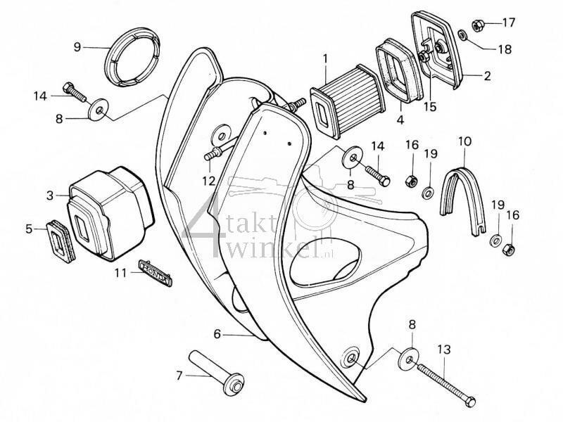 F10 - Beenkap - Luchtfilter