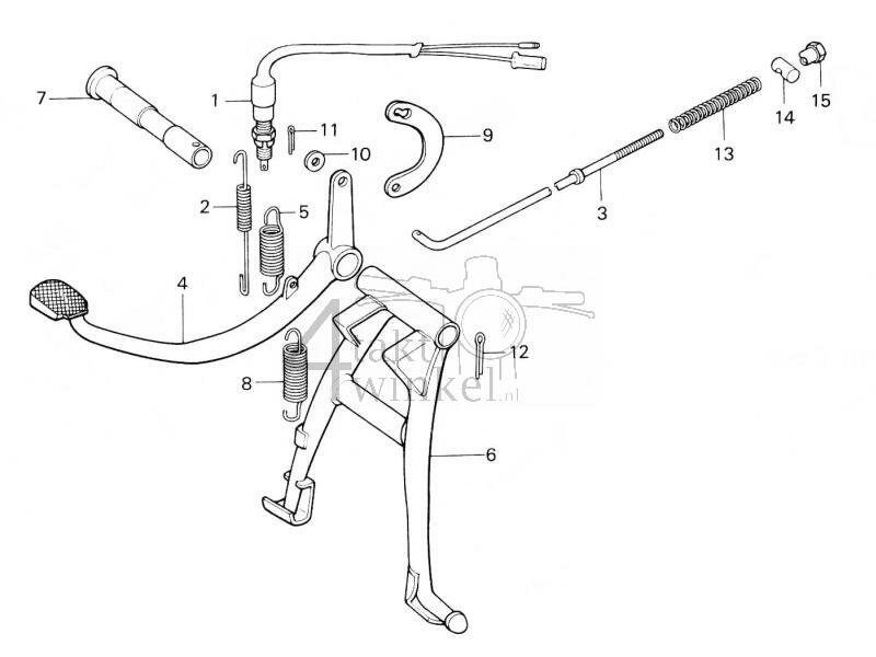 F16 - Middenbok - Rempedaal
