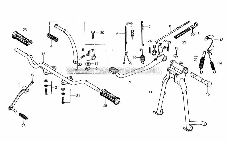 F15 - Steppenbalk - Pedalen
