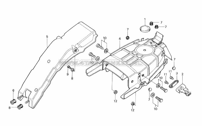 F19 - Achterspatbord