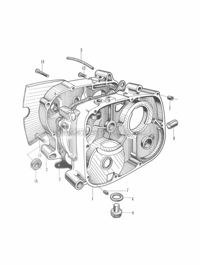 E8 - Crankcase - Cylinder Stud