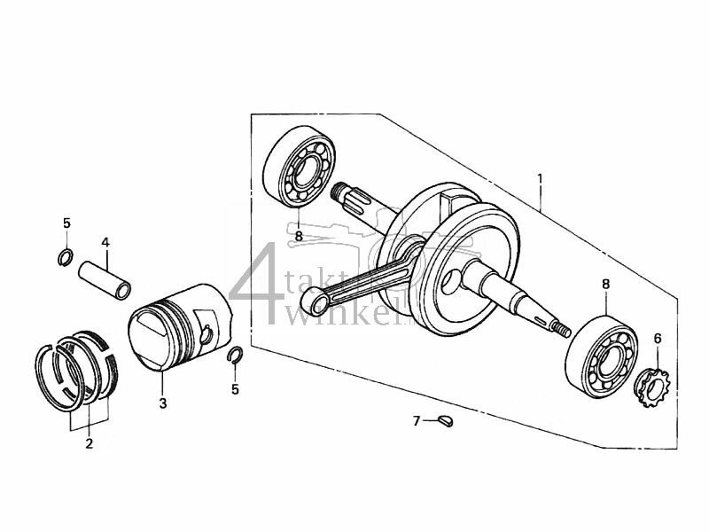 E12 - Crankshaft - Piston