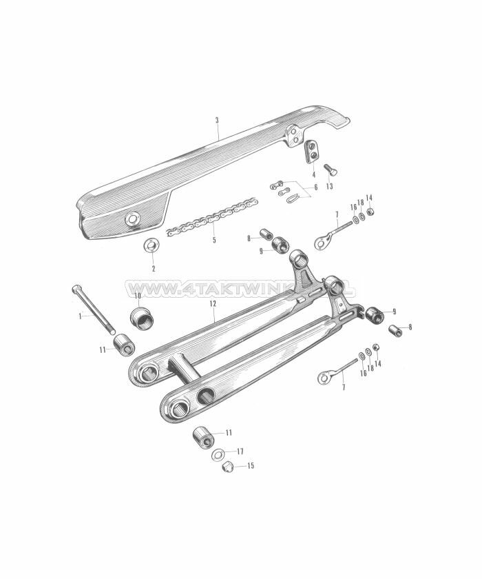 F8 - Kettingkast - Achterbrug