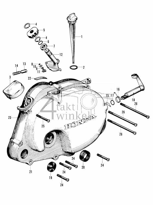 E4 - Carterdeksel rechts