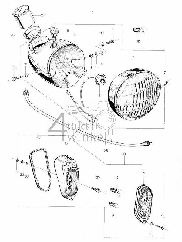 F11 - Koplamp - Achterlicht