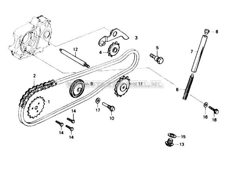 E4 - TIMING CHAIN - TENSIONER