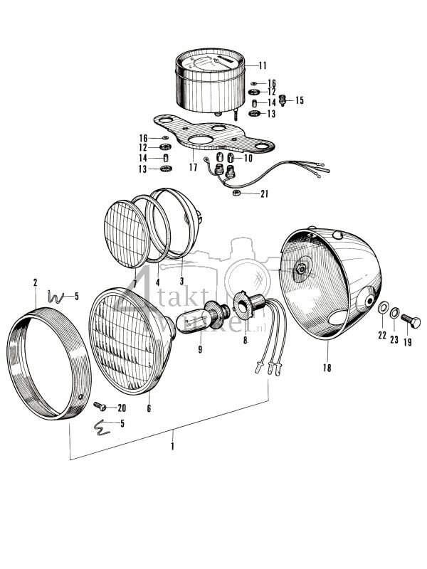 F3 - Koplamp - Teller