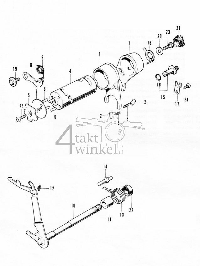 E9 - Schakelvork - Schakelas