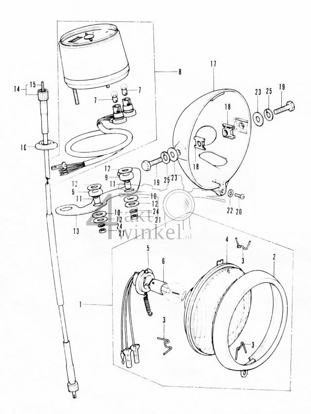 F3-1 - Koplamp - Teller