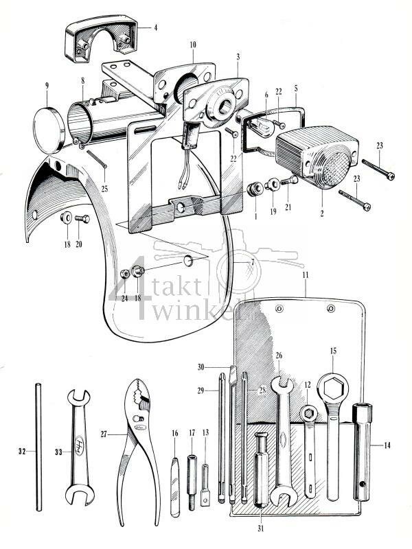 F7 - Gereedschap - Achterlicht