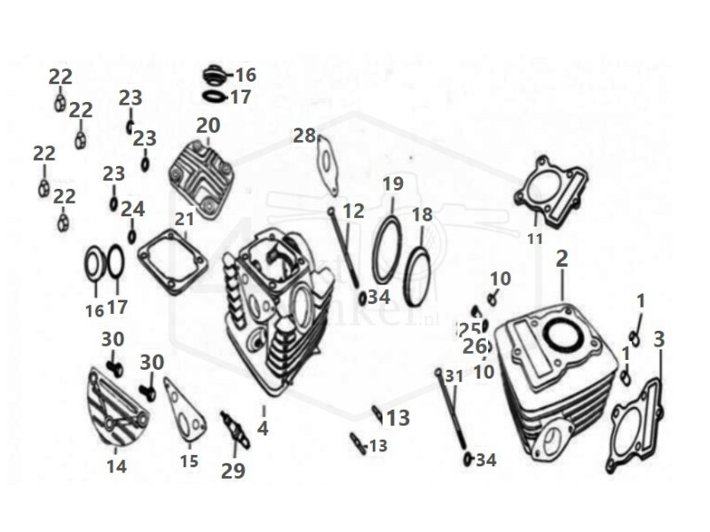 E6 - CILINDER - CILINDERKOP