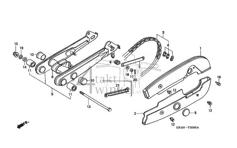 F20 - Achterbrug - Kettingkast
