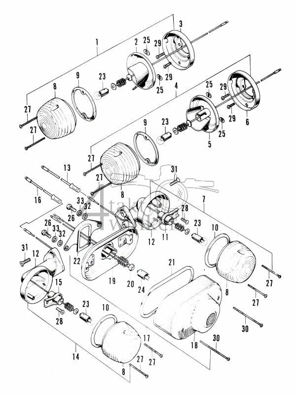 F14 - Knipperlichten - Achterlicht