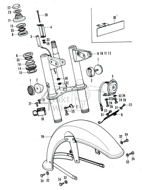 F4 - Voorvork - Spatbord
