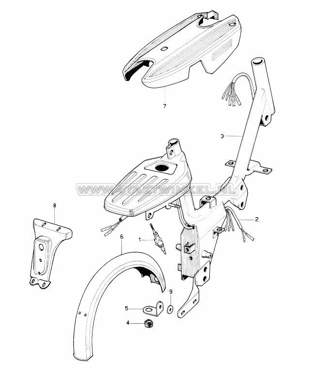 F10 - FRAME EN ACHTERSPATBORD