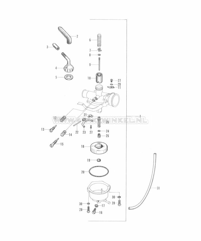 E11 - Carburateur (Keihin)