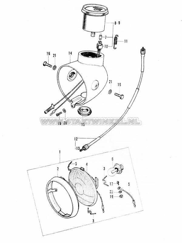 F11-1 - Koplamp - Teller (Engeland & Algemeen)