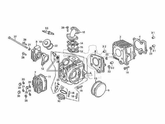 E1 - Cilinderkopdeksels