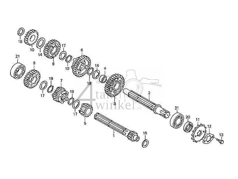 E13 - Versnellingsbak