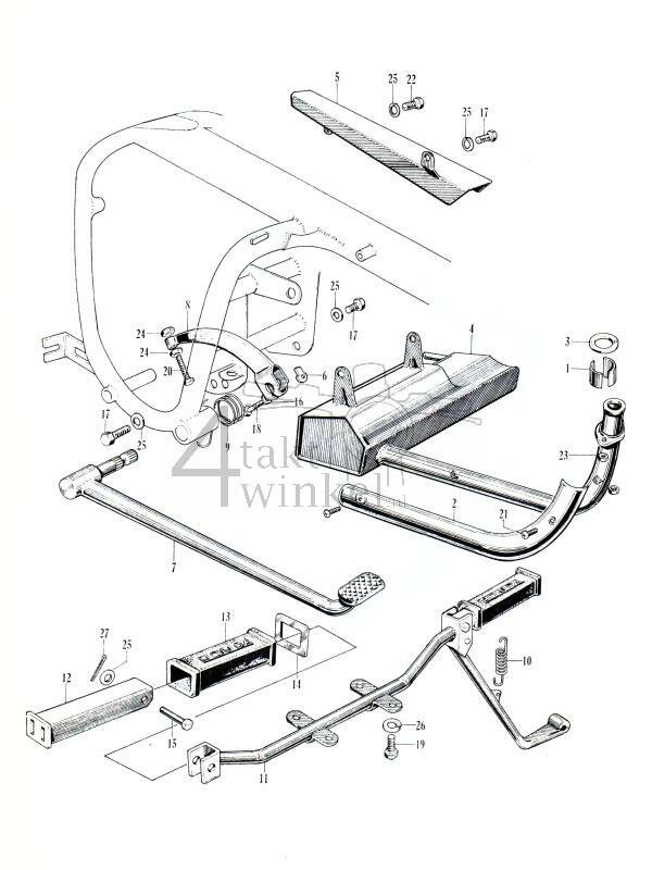 F6 - Uitlaat - Voetsteun