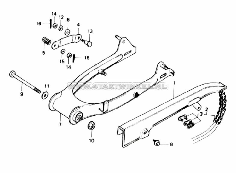F19 - ACHTERBRUG EN KETTING