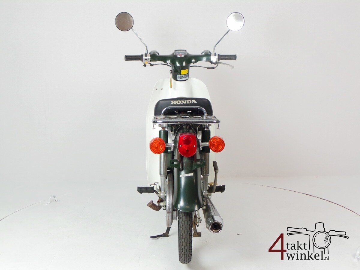 VERKOCHT ! Honda C50 NT Japans, groen, 4756 km, met kenteken