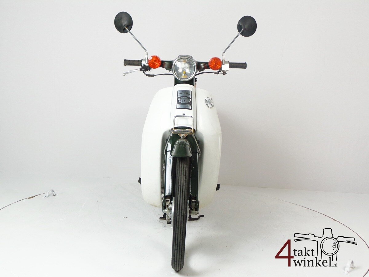 VERKOCHT ! Honda C50 NT Japans, groen, 4756 km, met kenteken