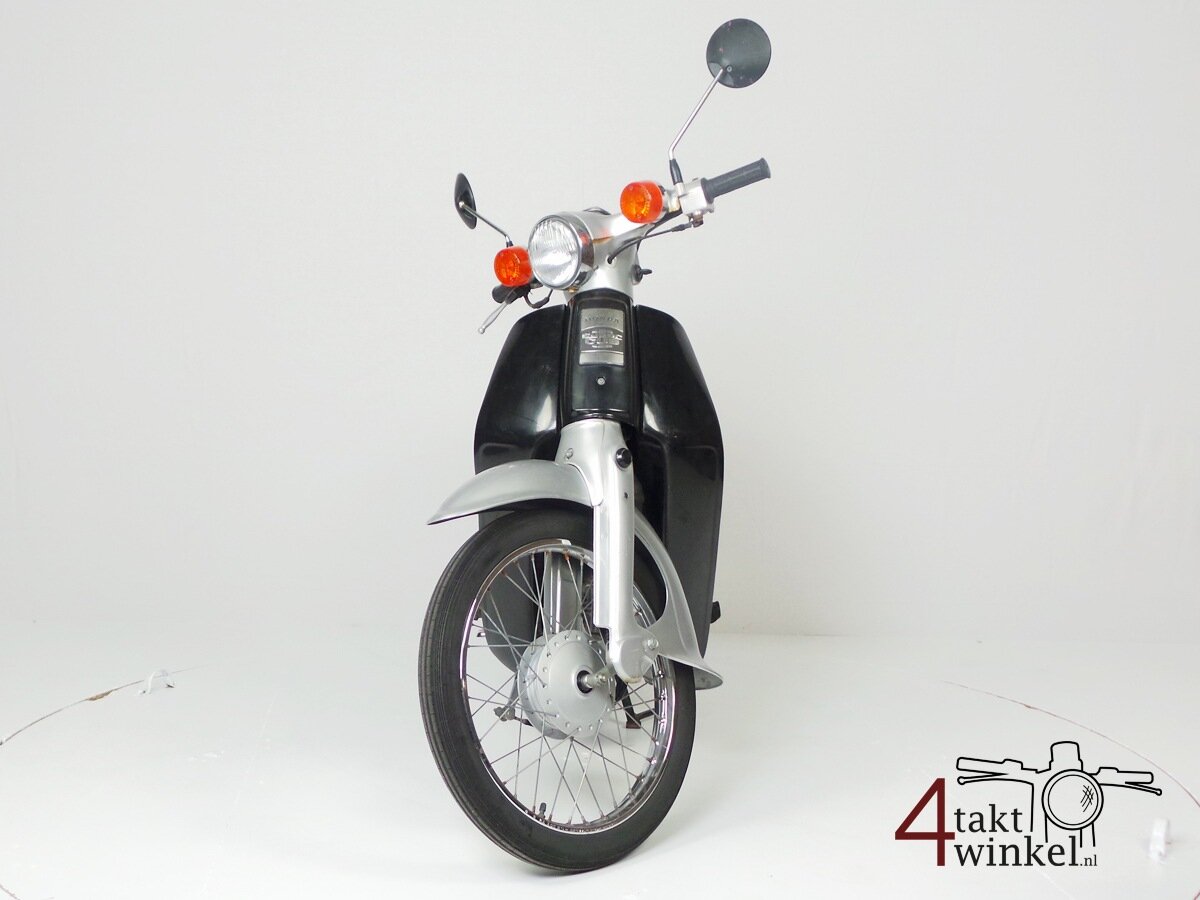 VERKOCHT ! Honda C50 NT Japans, zilver, 12274 km, met kenteken