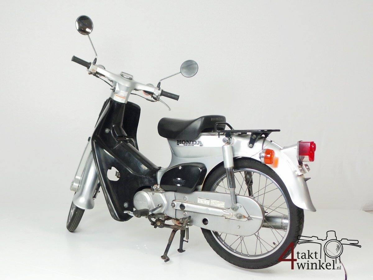 VERKOCHT ! Honda C50 NT Japans, zilver, 12274 km, met kenteken