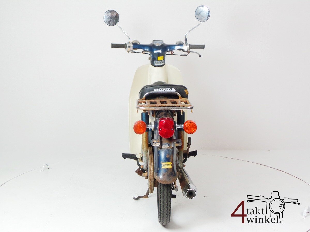 VERKOCHT - Honda C50 NT Japans, blauw, opknapper