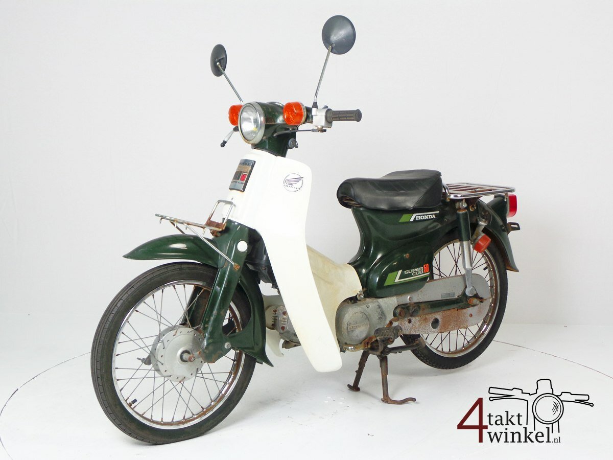 VERKOCHT ! Honda C50 NT Japans, groen, opknapper 2