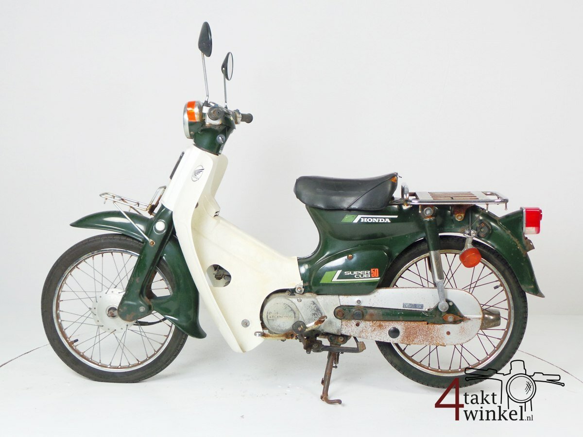 VERKOCHT ! Honda C50 NT Japans, groen, opknapper 2