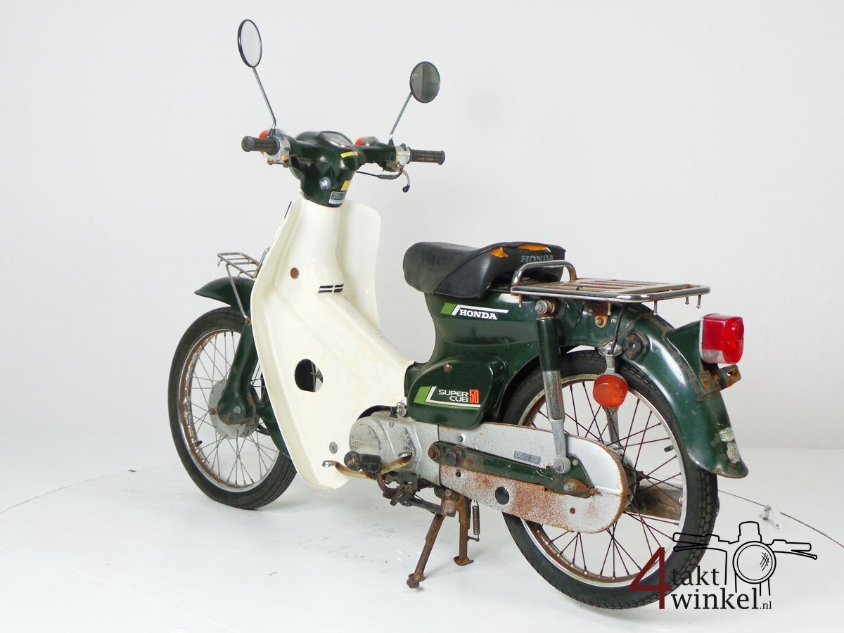 VERKOCHT ! Honda C50 NT Japans, groen, opknapper 2