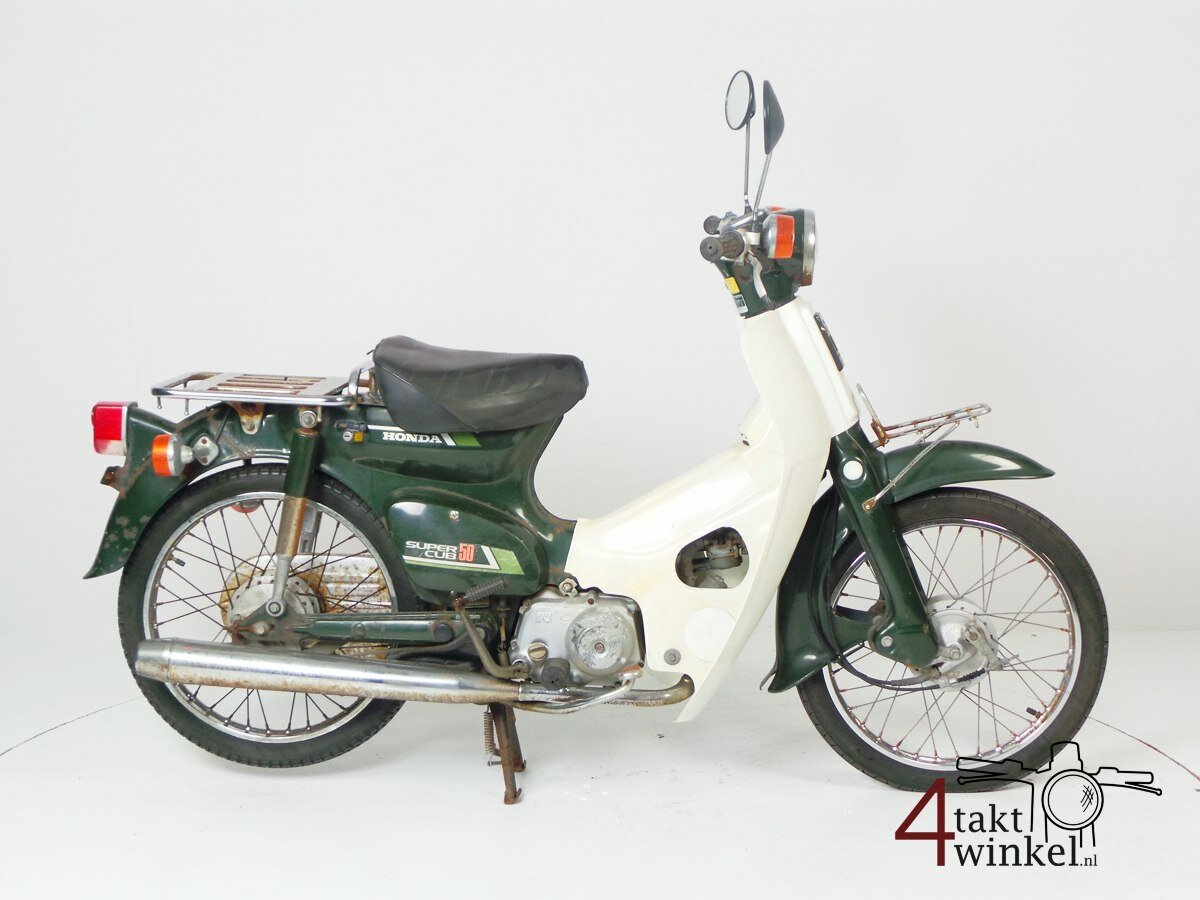 VERKOCHT ! Honda C50 NT Japans, groen, opknapper 2