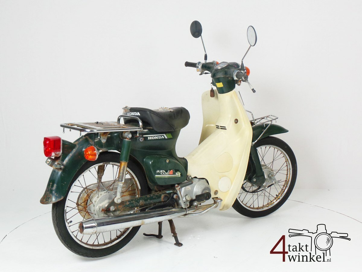 VERKOCHT ! Honda C50 NT Japans, groen, opknapper 4