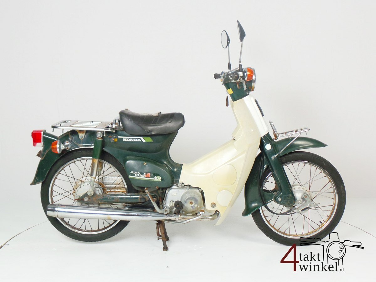 VERKOCHT ! Honda C50 NT Japans, groen, opknapper 4