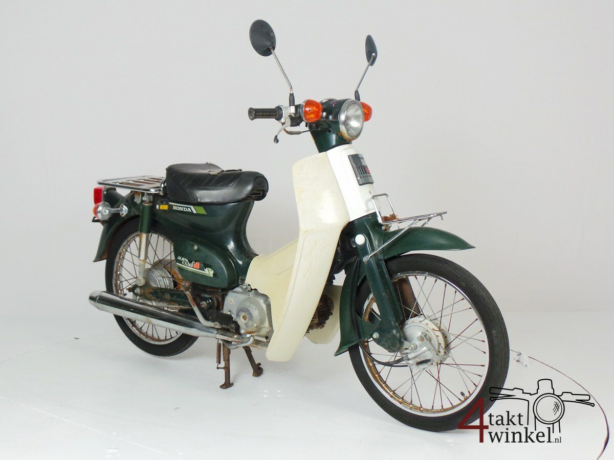 VERKOCHT ! Honda C50 NT Japans, groen, opknapper 4