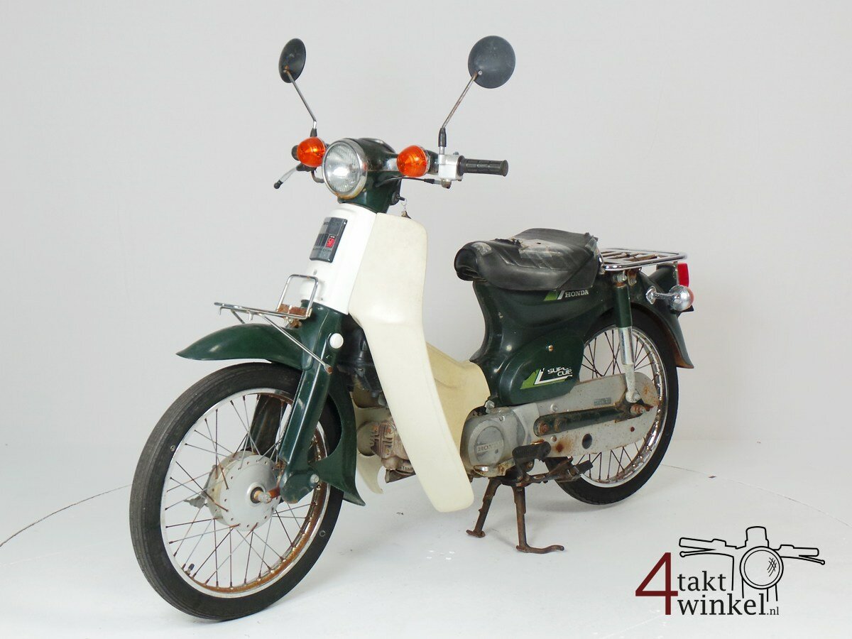 VERKOCHT ! Honda C50 NT Japans, groen, opknapper 4