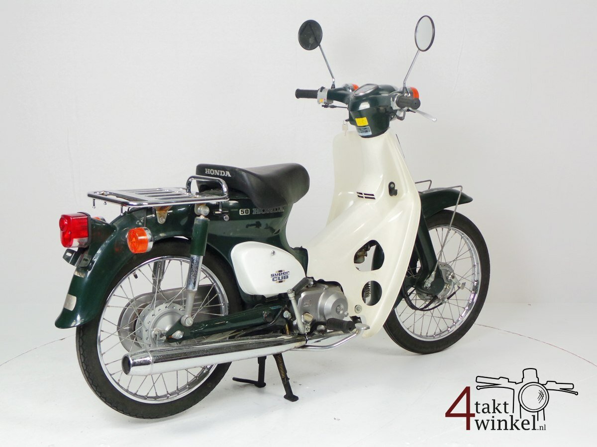 VERKOCHT ! Honda C50 NT Japans, groen, 6159 km