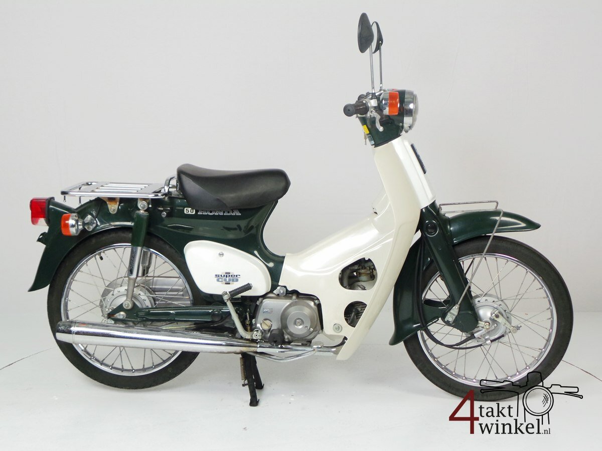 VERKOCHT ! Honda C50 NT Japans, groen, 6159 km