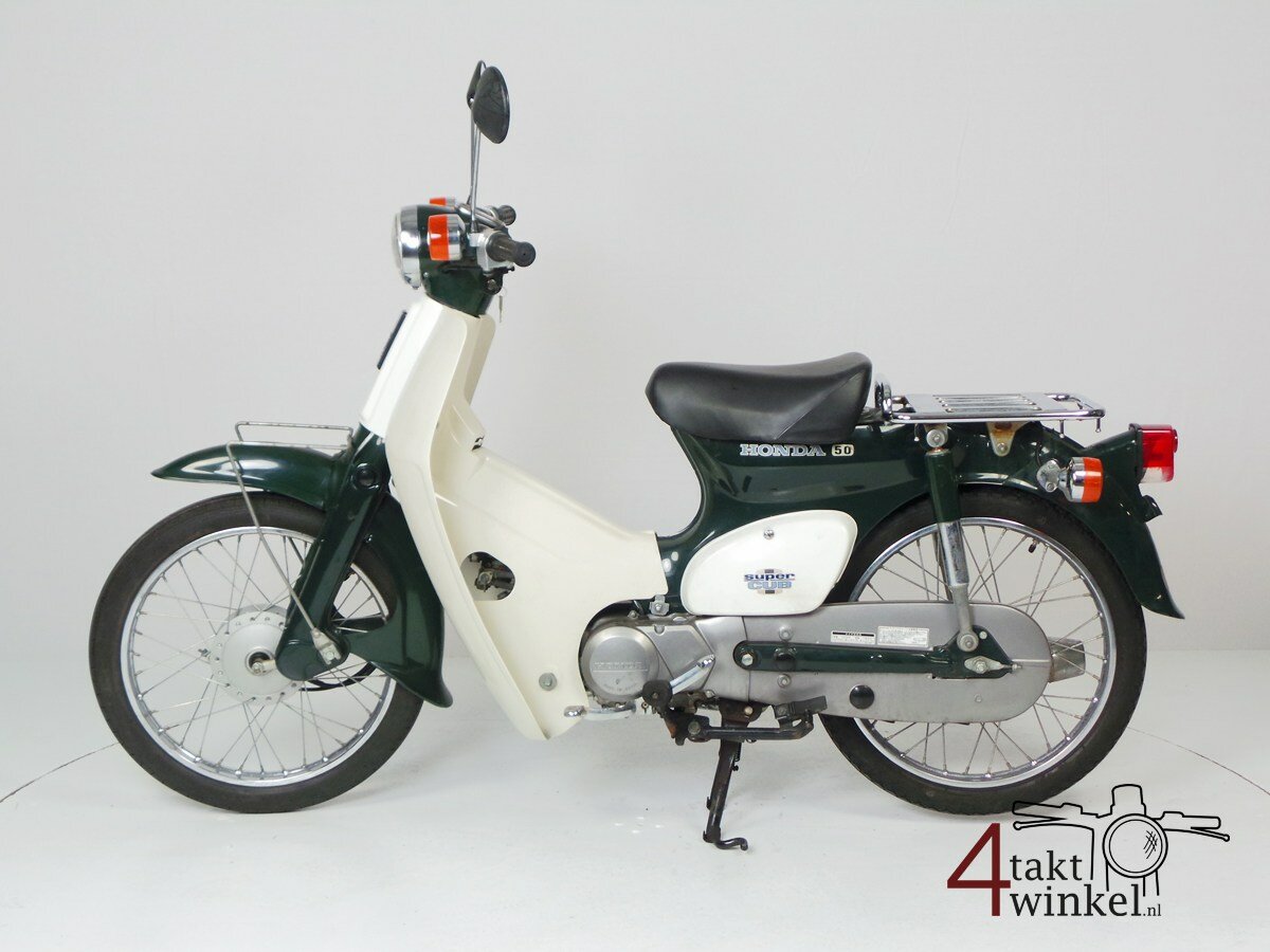 VERKOCHT ! Honda C50 NT Japans, groen, 6159 km