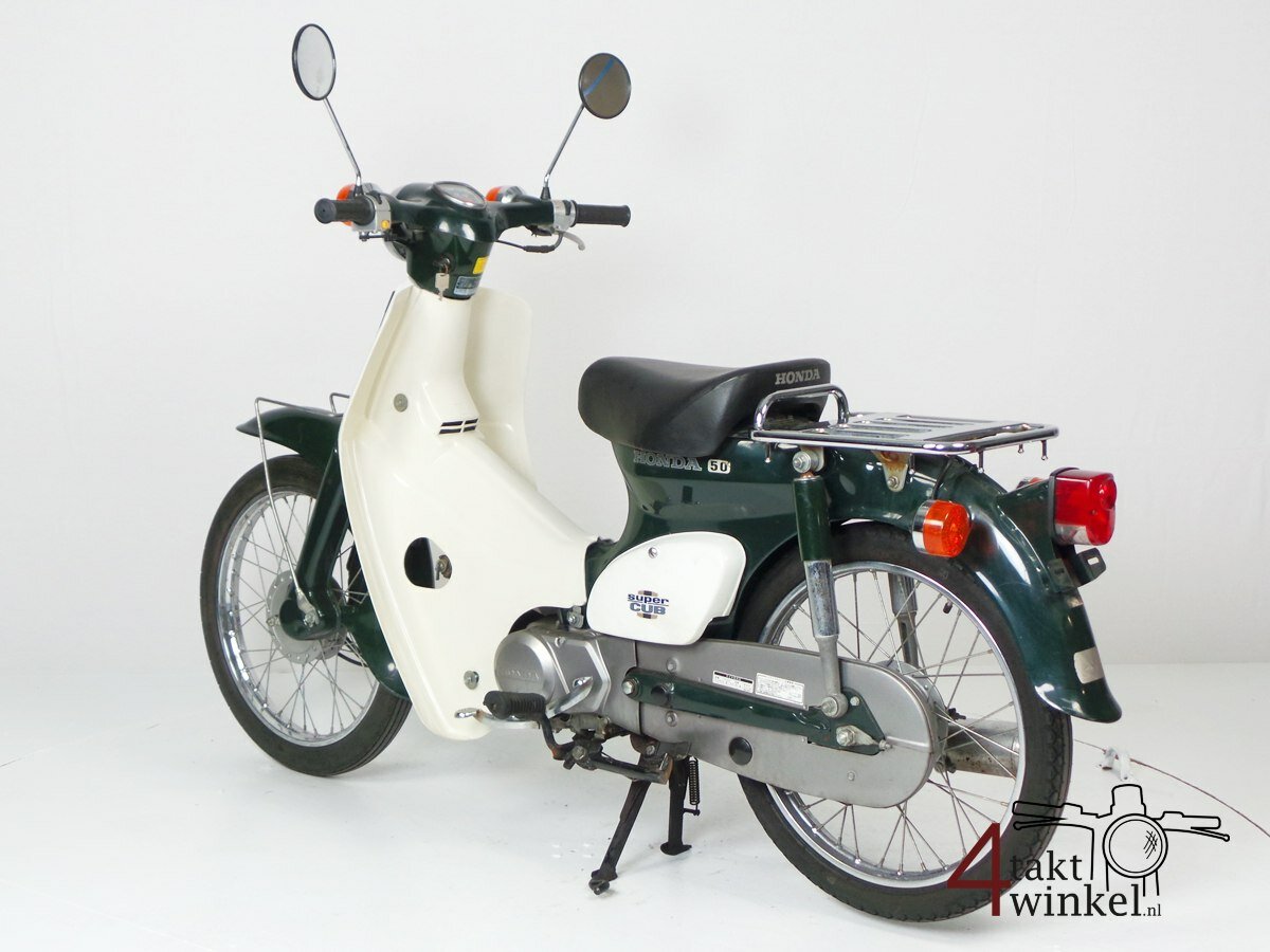 VERKOCHT ! Honda C50 NT Japans, groen, 6159 km